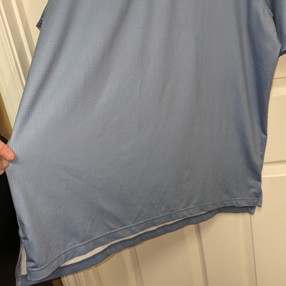 Peter Millar Men’s Large Short Sleeve Light Blue Polo Poly/Spandex LIKE NEW! - Picture 6 of 13